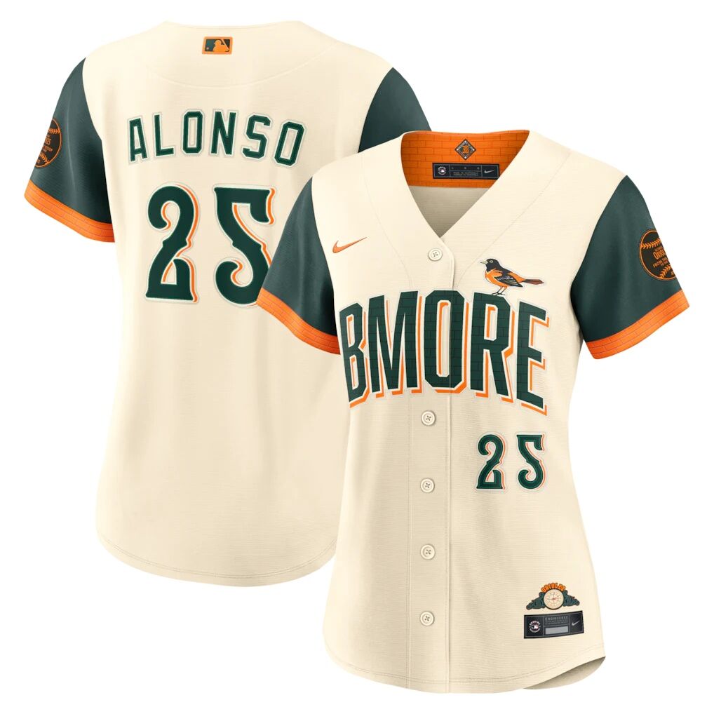 Pete Alonso Baltimore Orioles Nike Women's 2026 City Connect Stadium Jersey