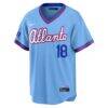 Mike Yastrzemski Atlanta Braves Nike 2026 City Connect Stadium Jersey - - Back View