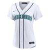 Ken Griffey Jr. Seattle Mariners Nike Women's Home Replica Jersey - White - Side View