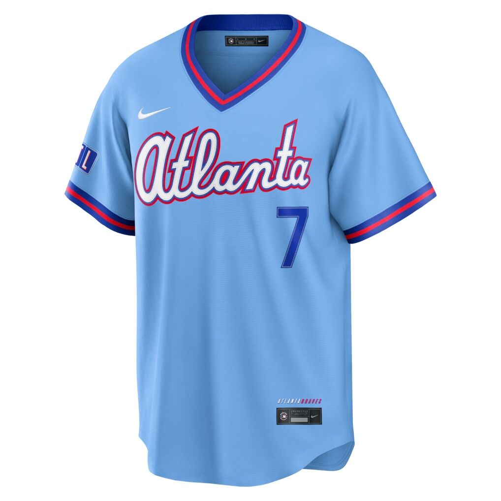 Ha-Seong Kim Atlanta Braves Nike 2026 City Connect Stadium Jersey – Powder Blue