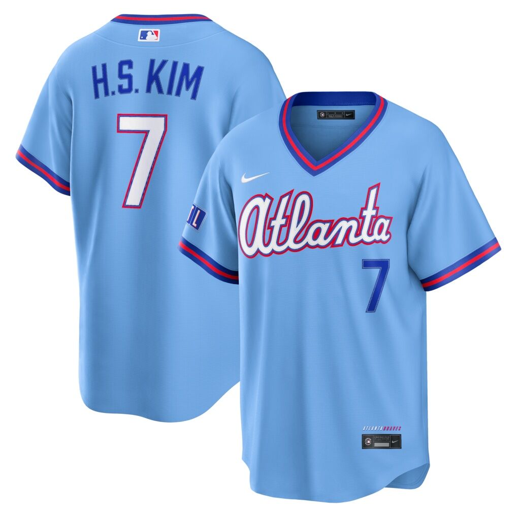 Ha-Seong Kim Atlanta Braves Nike 2026 City Connect Stadium Jersey – Powder Blue