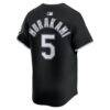 Munetaka Murakami Chicago White Sox Nike Alternate Limited Jersey - Black - Detail View
