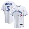 Daulton Varsho Toronto Blue Jays Nike Home Replica Jersey - White - Front View