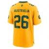 Australia National Team x NFL Nike Game Jersey - Gold - Front View