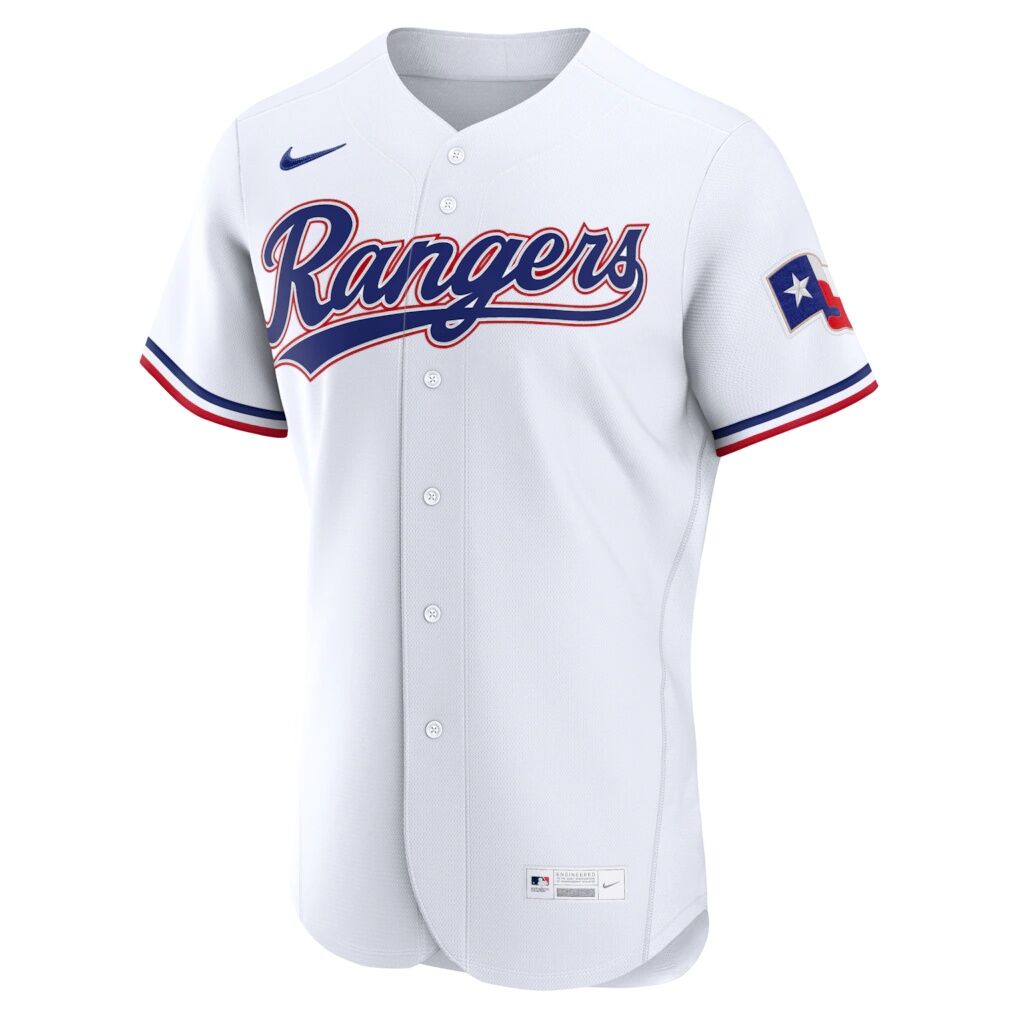 Texas Rangers Nike Home Authentic Custom Jersey