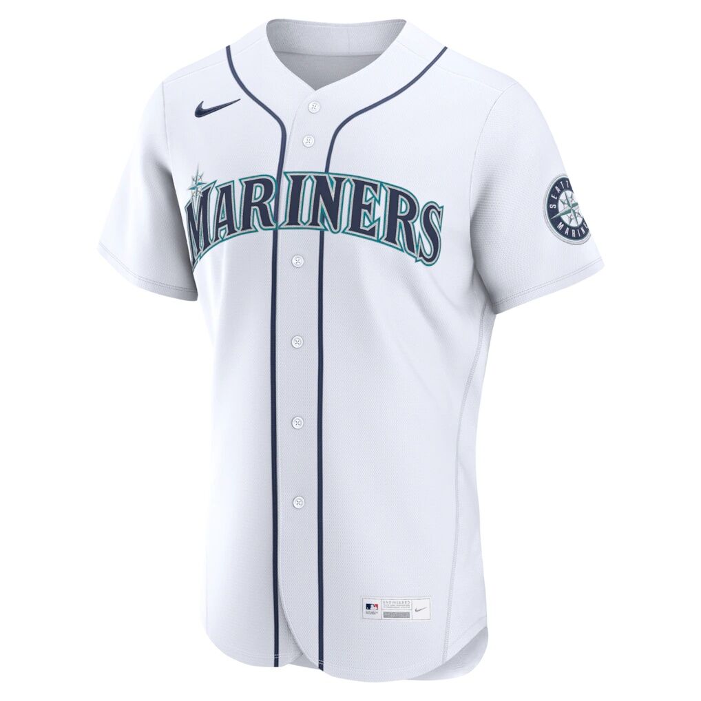 Seattle Mariners Nike Home Authentic Custom Jersey