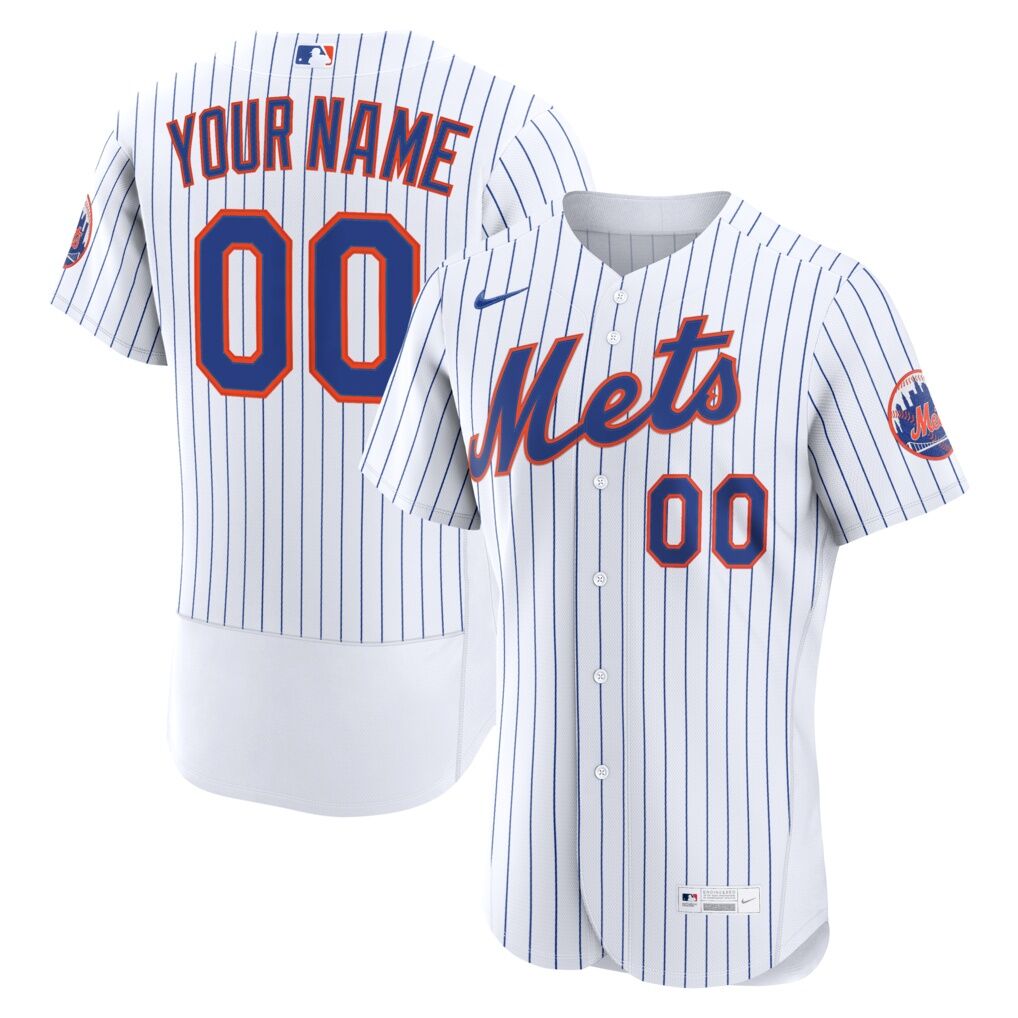 New York Mets Nike Home Authentic Custom Jersey
