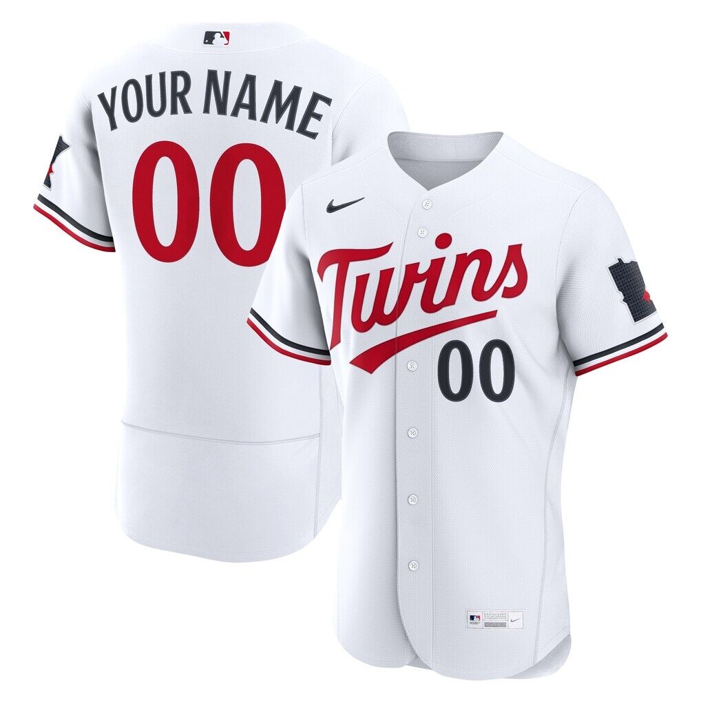 Minnesota Twins Nike Home Authentic Custom Jersey
