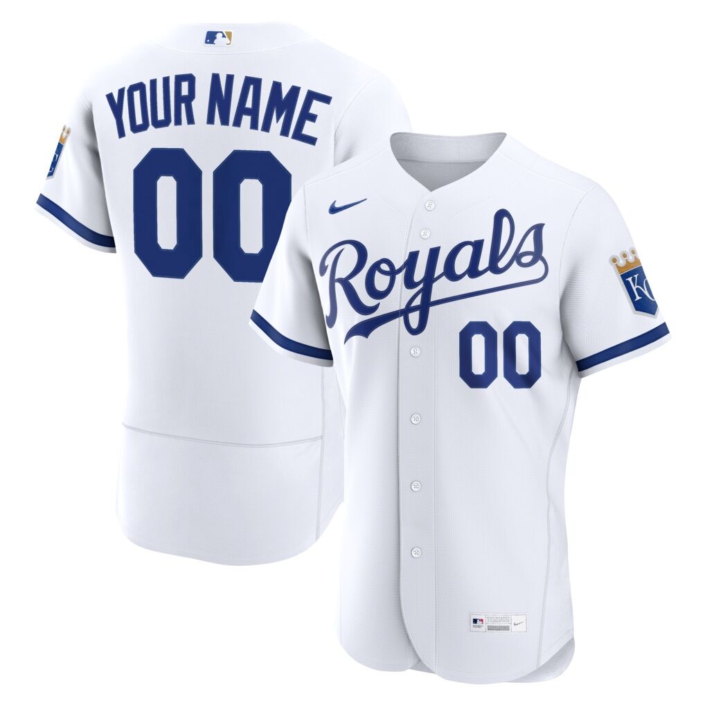 Kansas City Royals Nike Home Authentic Custom Jersey