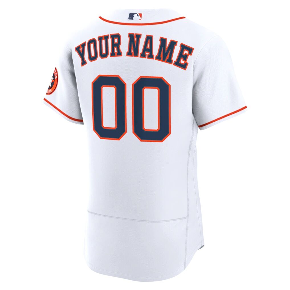Houston Astros Nike Home Authentic Custom Jersey