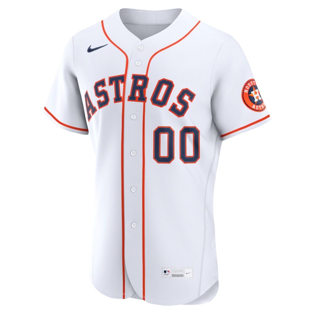 Houston Astros Nike Home Authentic Custom Jersey