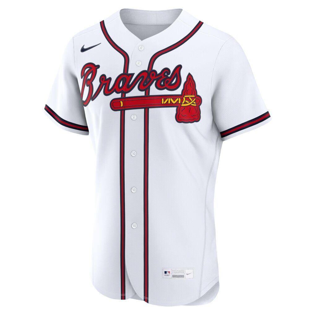 Atlanta Braves Nike Home Authentic Custom Jersey