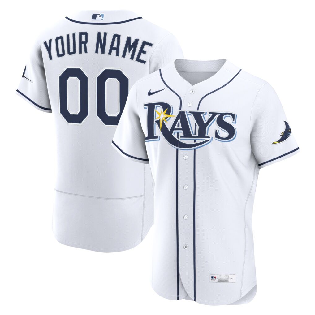 Tampa Bay Rays Nike Home Authentic Custom Jersey
