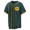 Australia National Team x MLB Nike Stadium Replica Jersey - Green - Side View