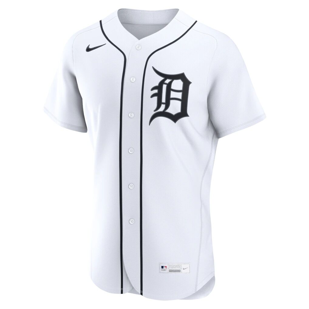 Detroit Tigers Nike Home Authentic Custom Jersey
