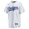Rōki Sasaki Los Angeles Dodgers Nike Replica Jersey - White - Side View