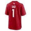 Number 1 Dad Arizona Cardinals Nike Game Jersey - - Detail View