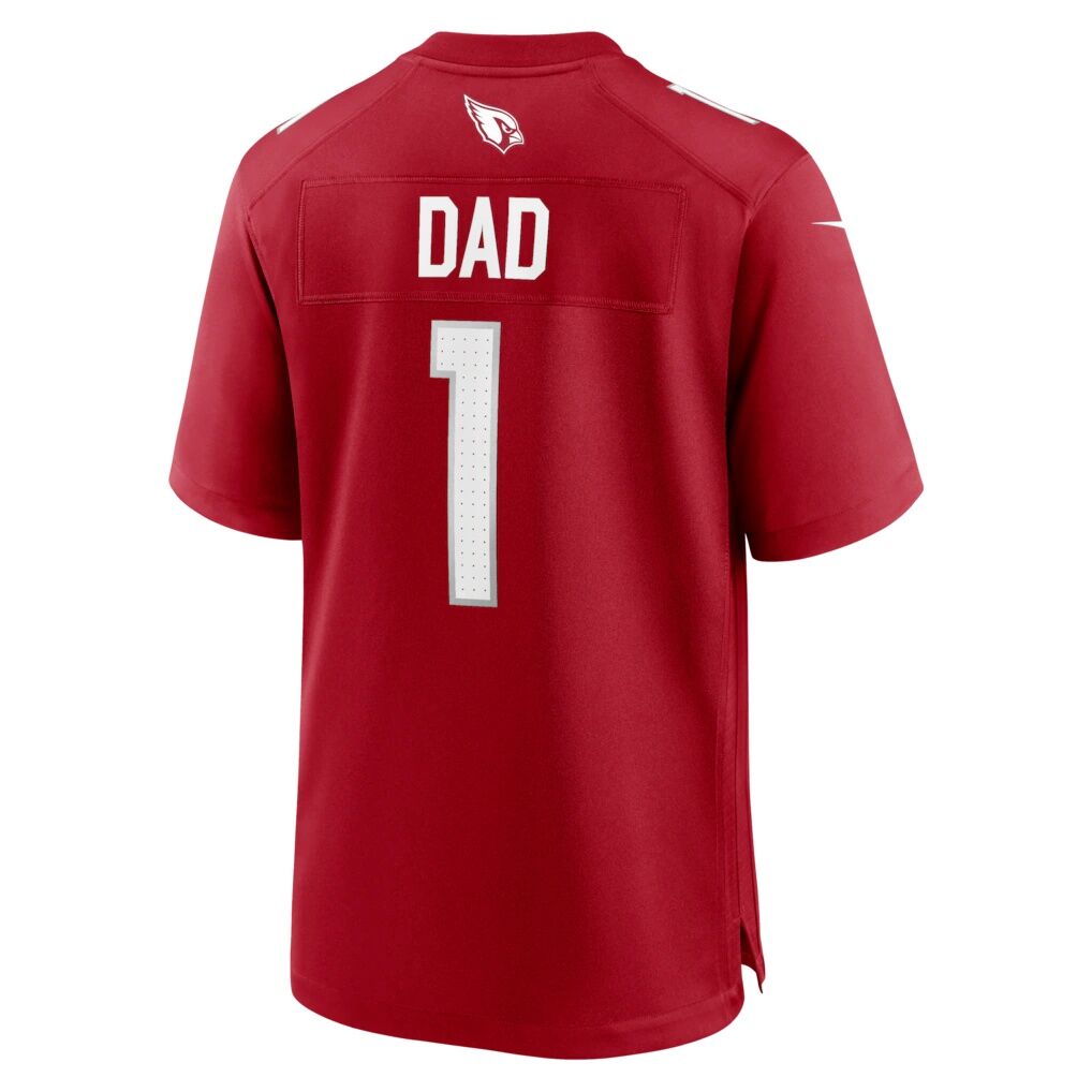 Number 1 Dad Arizona Cardinals Nike Game Jersey - Cardinal