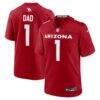 Number 1 Dad Arizona Cardinals Nike Game Jersey - - Front View