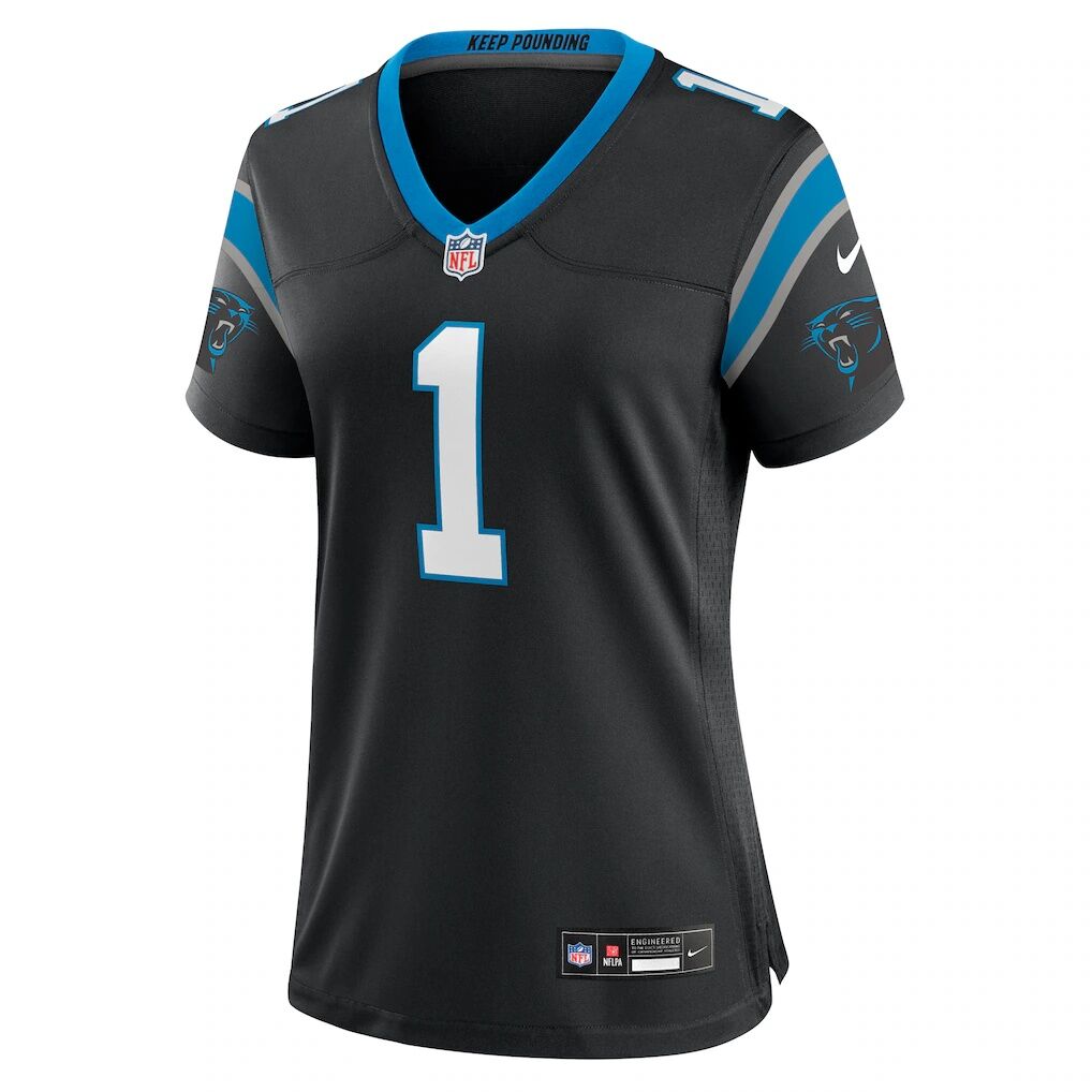 Number 1 Mom Carolina Panthers Nike Women's Game Jersey