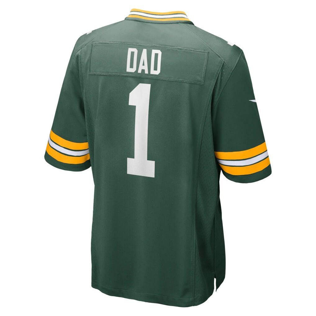 Number 1 Dad Green Bay Packers Nike Game Jersey