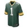 Number 1 Dad Green Bay Packers Nike Game Jersey - Green - Side View