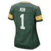 Number 1 Mom Green Bay Packers Nike Women's Game Jersey - Green - Detail View
