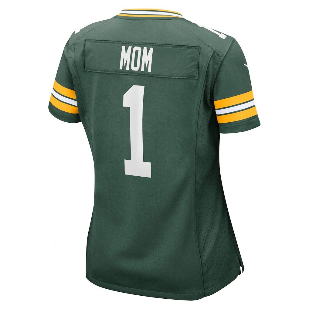 Number 1 Mom Green Bay Packers Nike Women's Game Jersey
