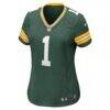 Number 1 Mom Green Bay Packers Nike Women's Game Jersey - Green - Side View