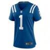 Number 1 Mom Indianapolis Colts Nike Women's Game Jersey - - Side View