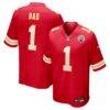 Number 1 Dad Kansas City Chiefs Nike Game Jersey - Red - Front View
