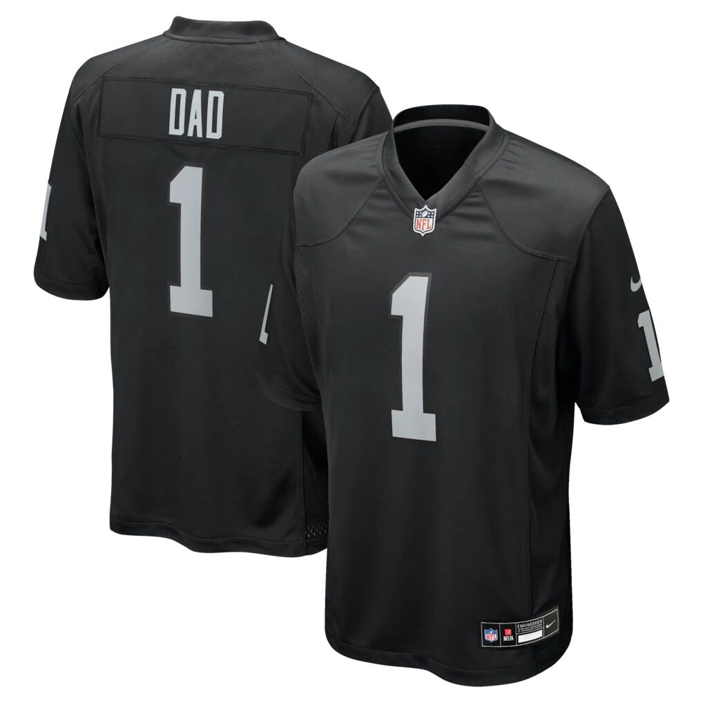 Number 1 Dad Las Vegas Raiders Nike Game Jersey