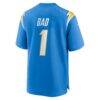 Number 1 Dad Los Angeles Chargers Nike Game Jersey - - Detail View