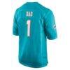 Number 1 Dad Miami Dolphins Nike Game Jersey - - Detail View