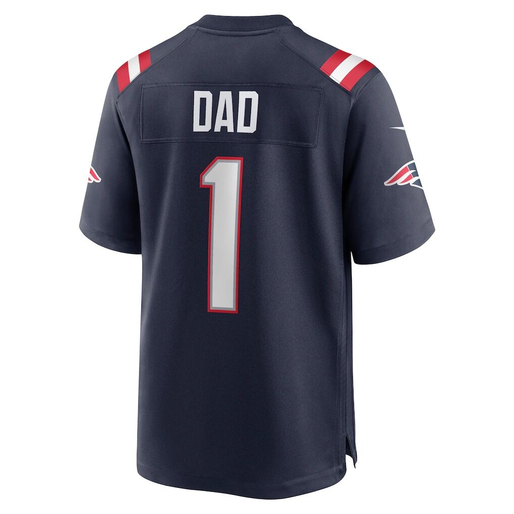 Number 1 Dad New England Patriots Nike Game Jersey