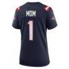 Number 1 Mom New England Patriots Nike Women's Game Jersey - Navy - Detail View