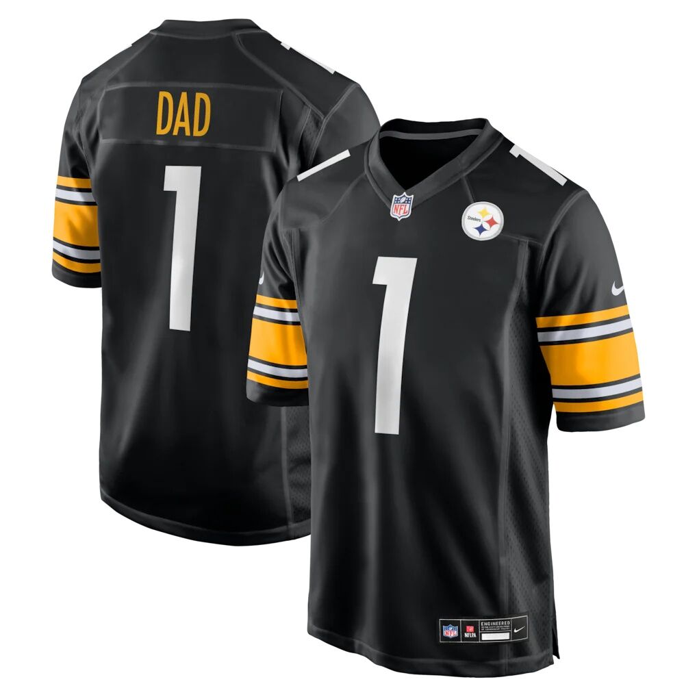 Number 1 Dad Pittsburgh Steelers Nike Game Jersey