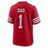 Number 1 Dad San Francisco 49ers Nike Game Jersey - - Detail View