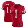 Number 1 Mom San Francisco 49ers Nike Women's Game Jersey - - Front View