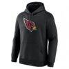 Arizona Cardinals Logo Athletic Primary Logo Hoodie - Black - Side View