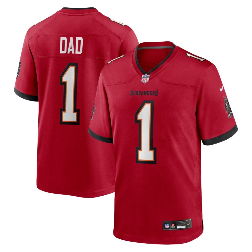 Number 1 Dad Tampa Bay Buccaneers Nike Game Jersey