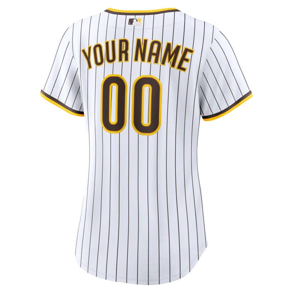 San Diego Padres Nike Women's Home Replica Custom Jersey