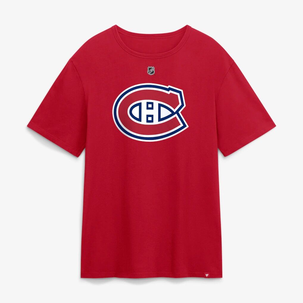 Jakub Dobes Montreal Canadiens Fashion7 Authentic Stack Name & Number T-Shirt