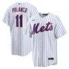 Jorge Polanco New York Mets Nike Home Replica Jersey - White - Front View