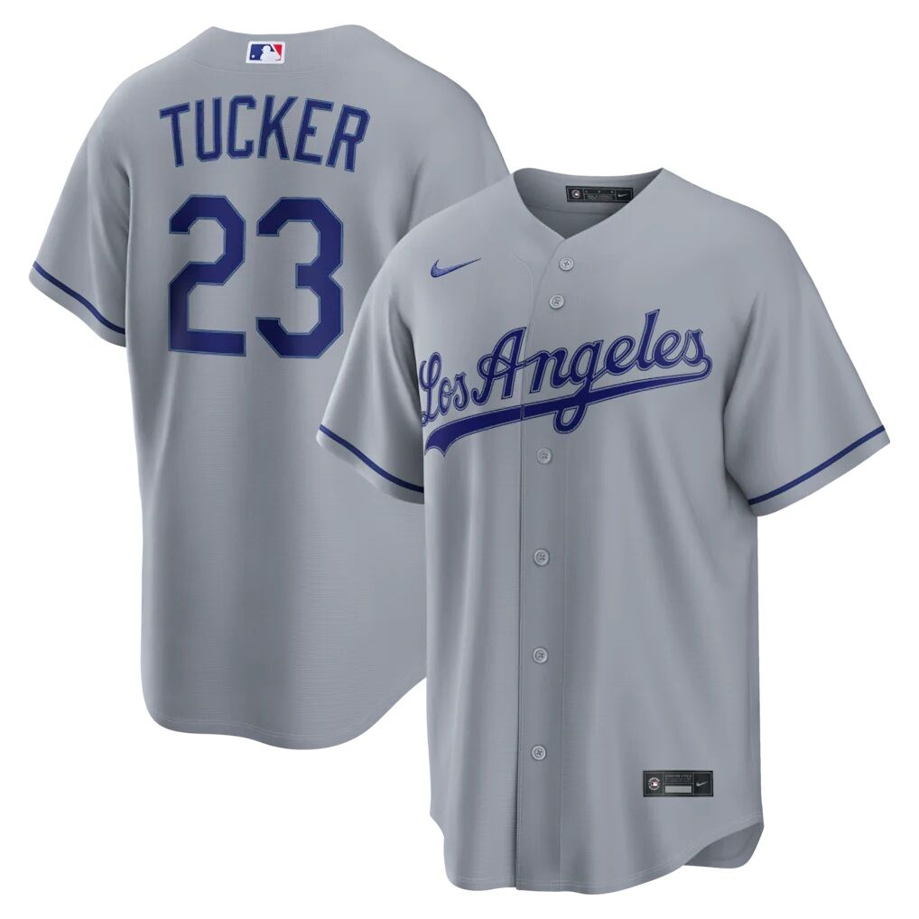 Kyle Tucker Los Angeles Dodgers Nike Road Replica Jersey