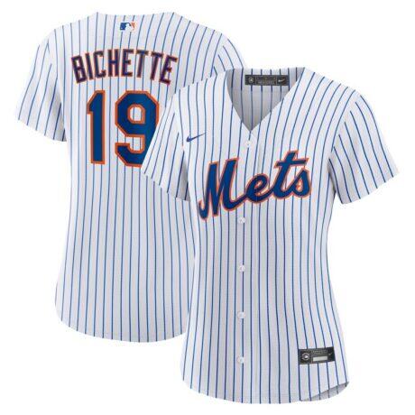 Bo Bichette New York Mets Nike Women's Home Replica Jersey - White - Front View