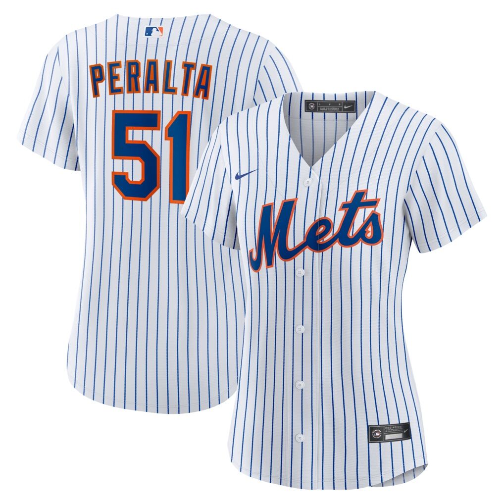 Freddy Peralta New York Mets Nike Women's Home Replica Jersey