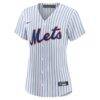 Freddy Peralta New York Mets Nike Women's Home Replica Jersey - White - Side View