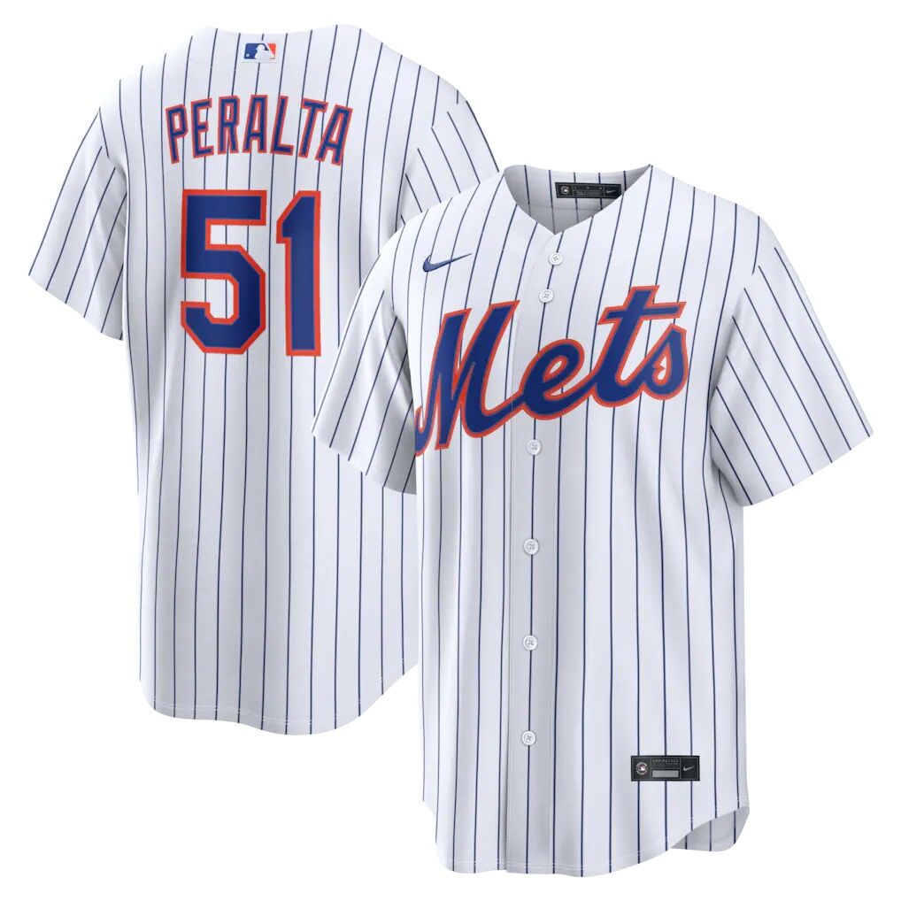 Freddy Peralta New York Mets Nike Home Replica Jersey
