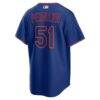 Freddy Peralta New York Mets Nike Alternate Replica Jersey - - Detail View